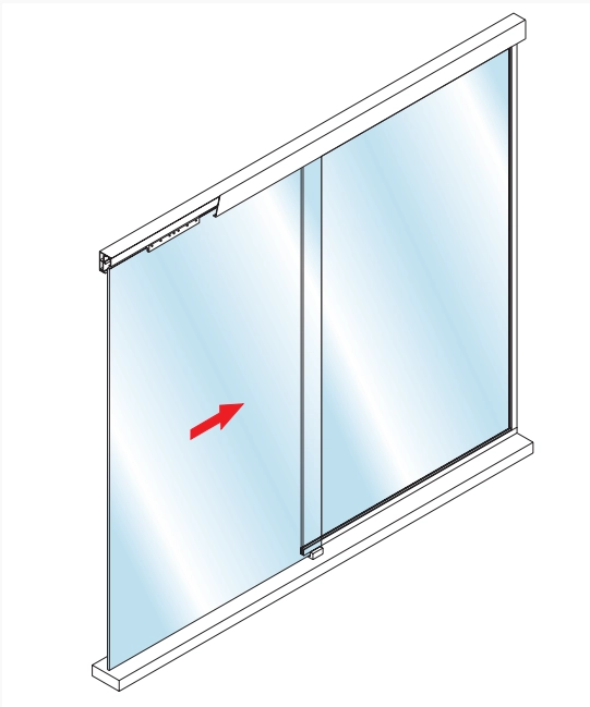 Раздвижная система Берлин душевая HAG Berlin Д 1900мм